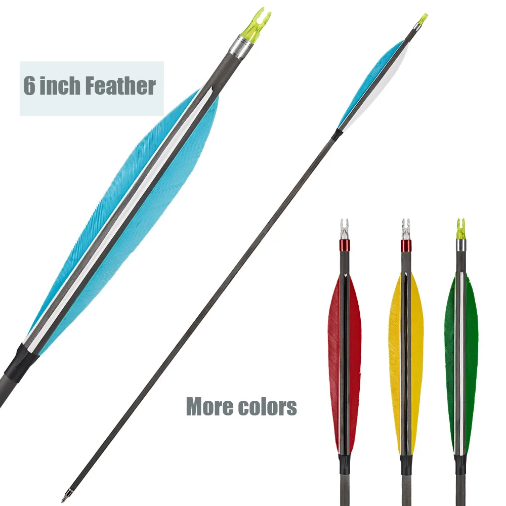 Set completo de flechas para caza con arco recurvo