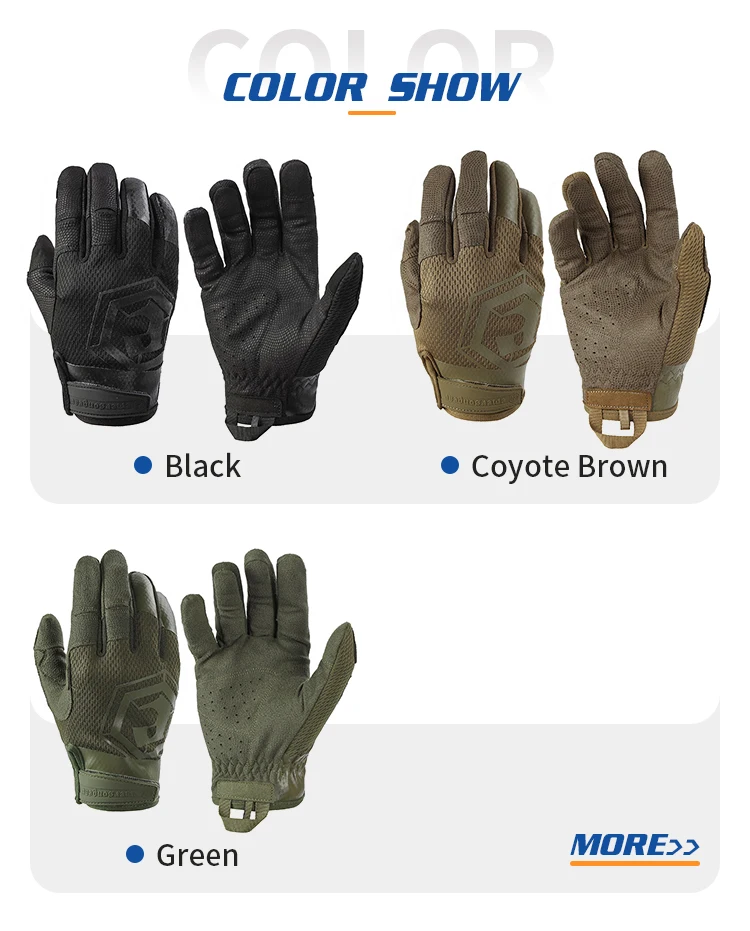 Guantes en uso con dispositivo táctil