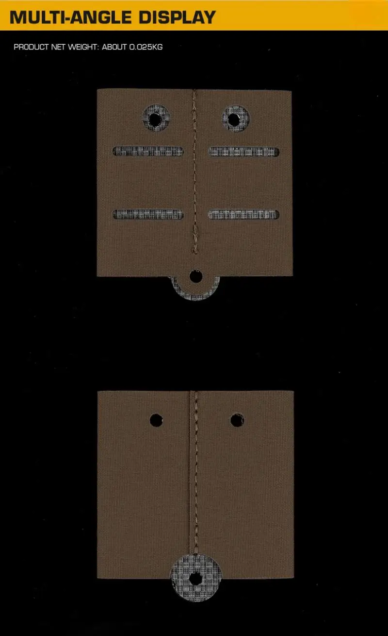 Detalle de integración para bolsas Molle