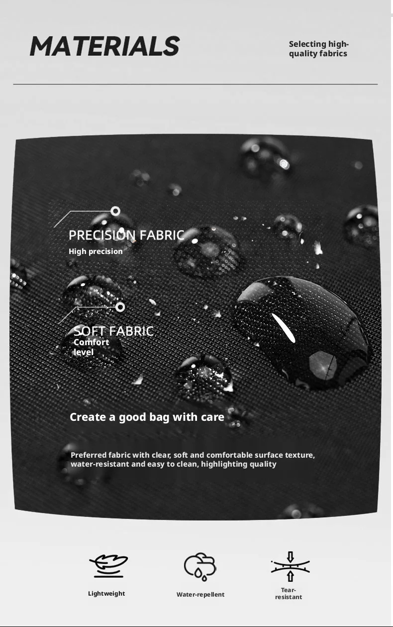 Interior con forro de poliéster y diseño compacto