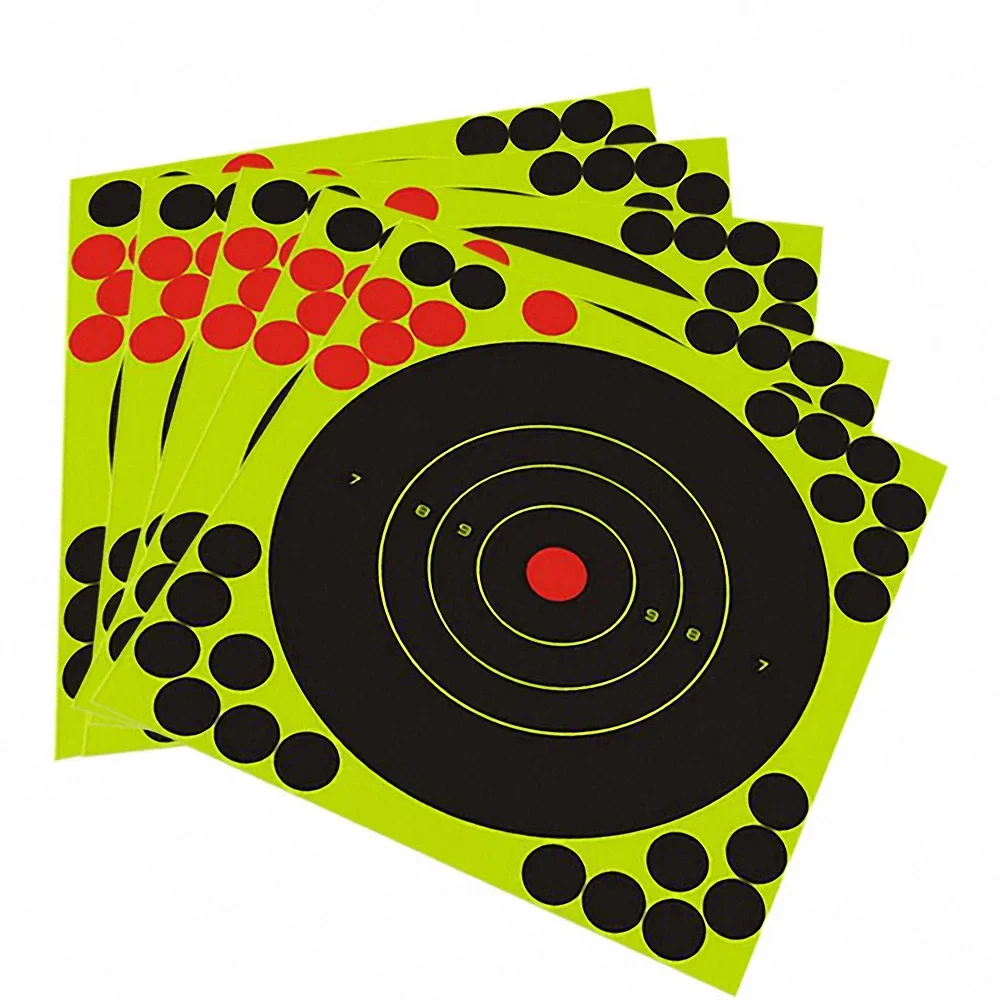 Pegatina adhesivo reactivo objetivo para tiro vista pistola - imagen 2