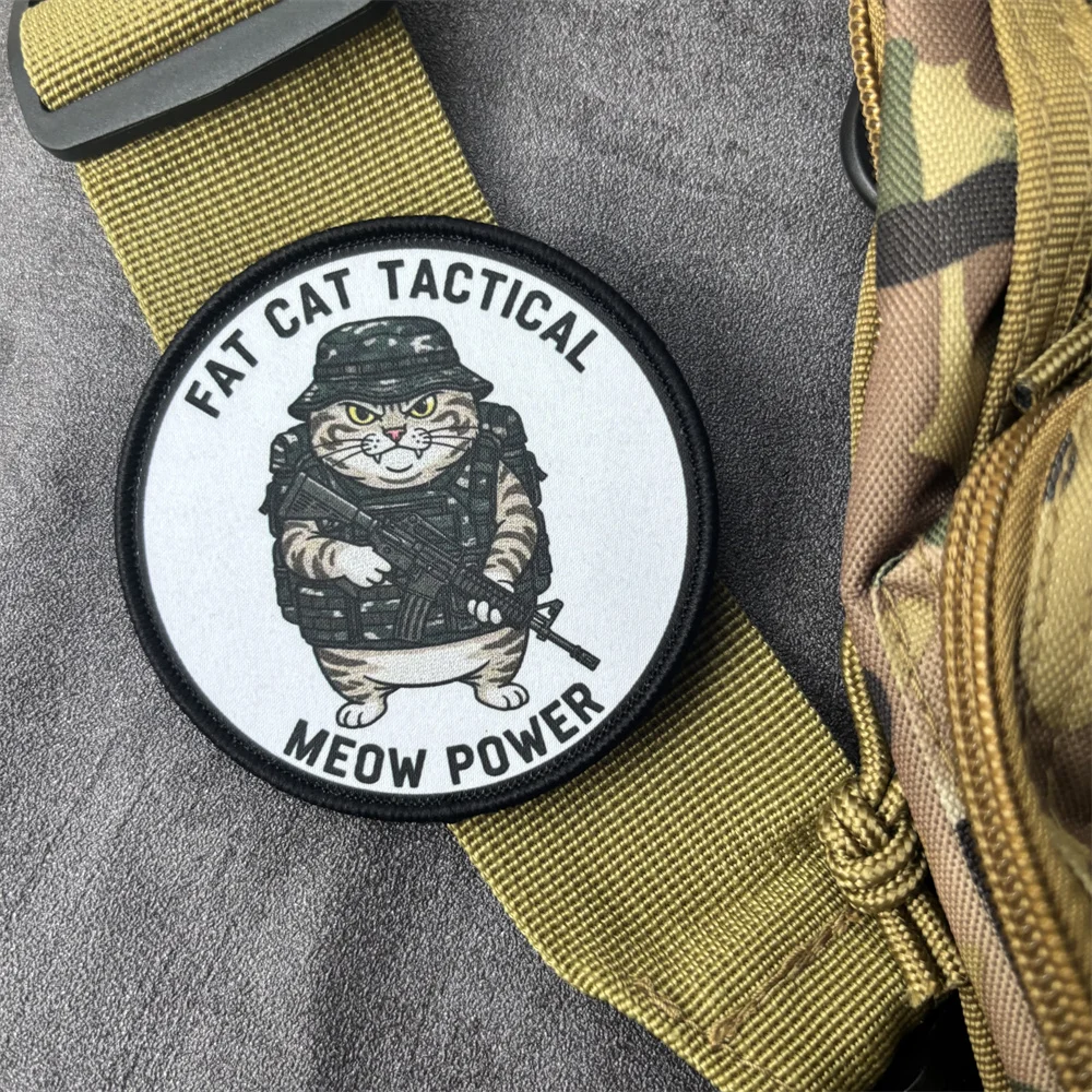 FAT CAT Parche táctico militar moral con velcro gancho-bucle - imagen 3