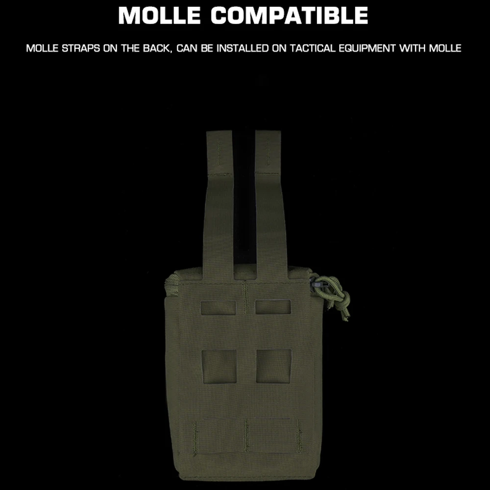 Bolsa táctica MOLLE para gafas de visión nocturna acolchada