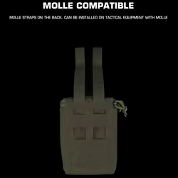 Bolsa táctica MOLLE para gafas de visión nocturna acolchada