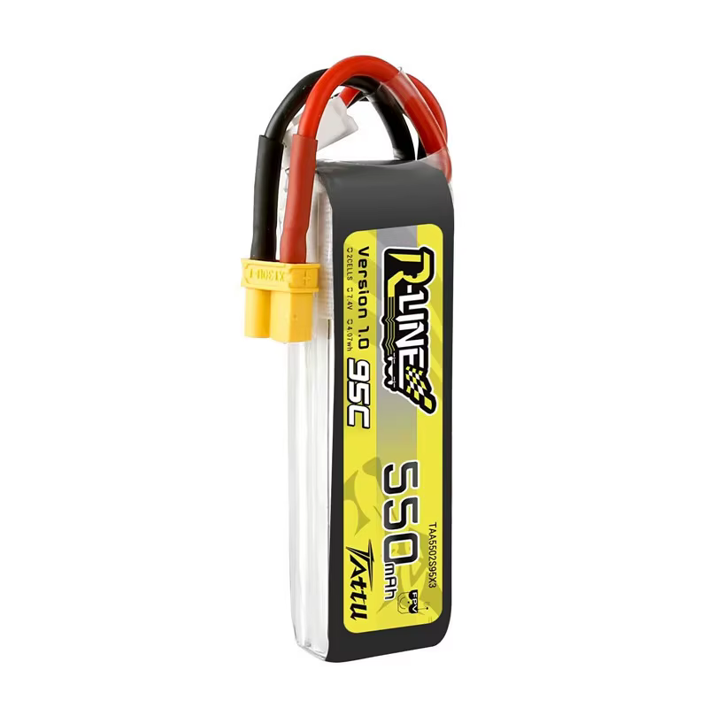TATTU R-LINE 1.0 Bateria LiPo 2S 550mAh 95C para RC FPV - imagen 3