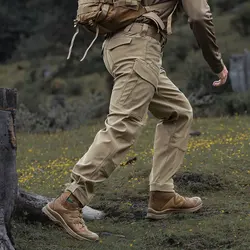 Emersongear Pantalones tácticos softshell cargo impermeables caza