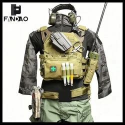 Chaleco táctico y cinturón MOLLE – Conjunto fuerzas especiales para Airsoft