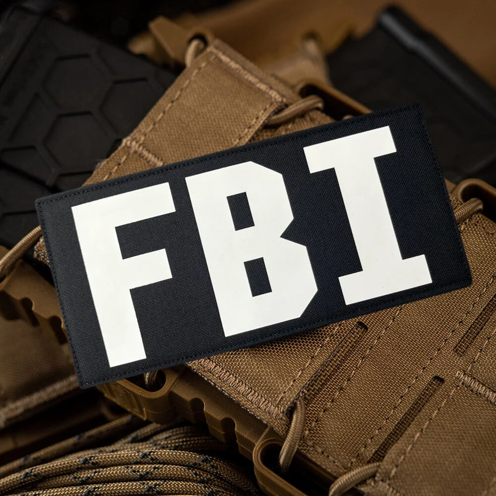 Parche táctico FBI República Federal impreso en gancho y bucle - imagen 4