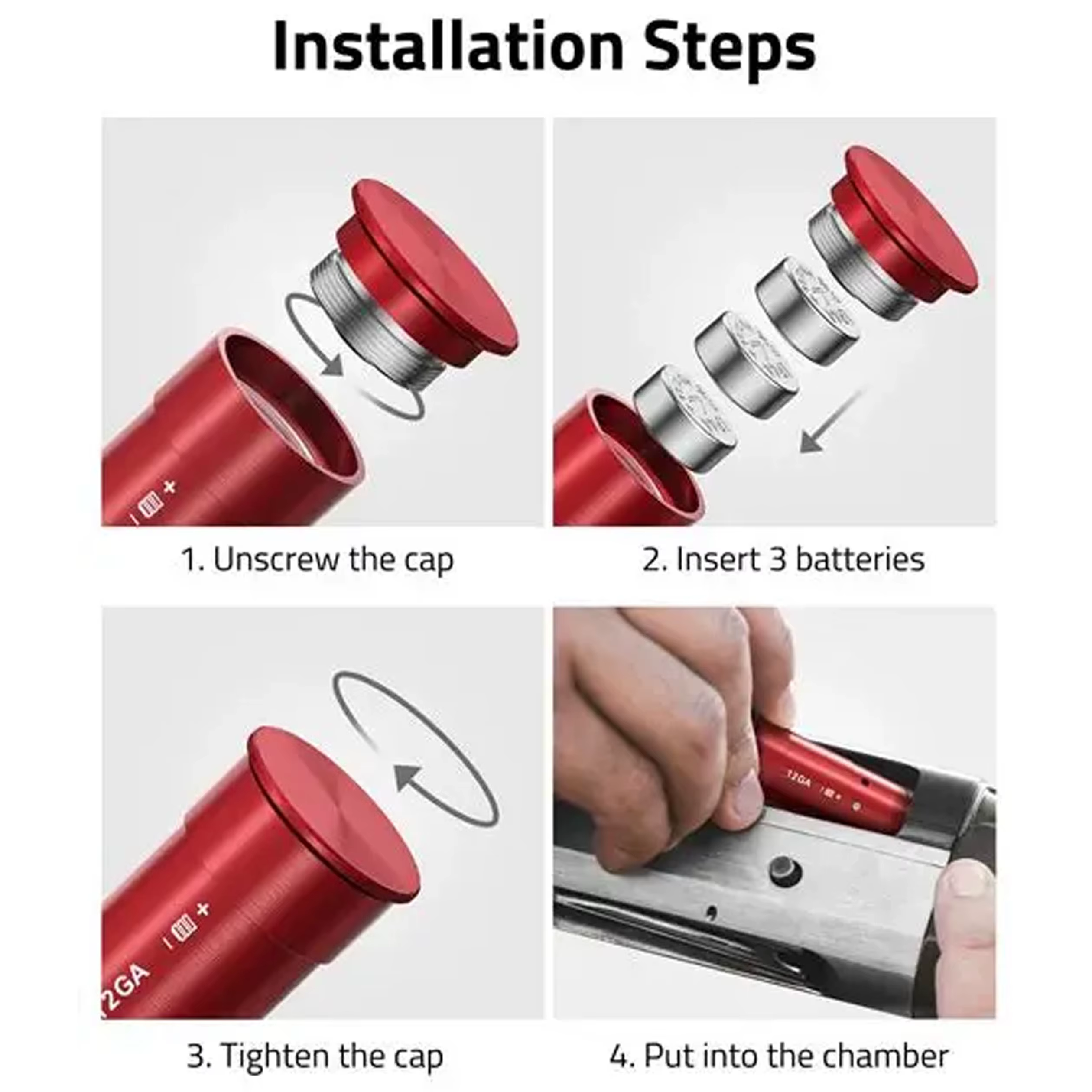 Colimador láser táctico para entrenamiento de tiro compatible - imagen 3