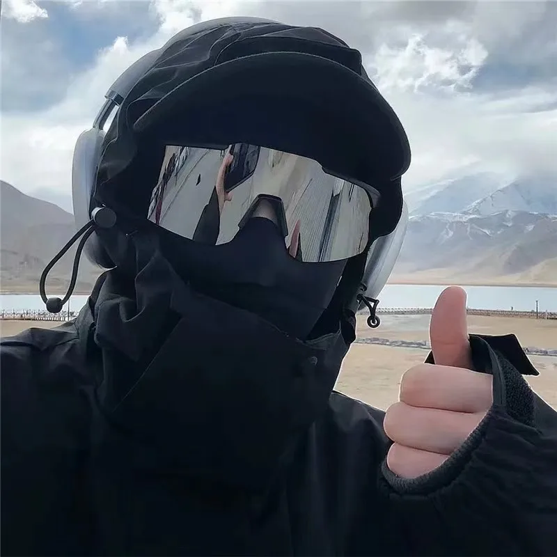 Gafas protectoras para motocicleta al aire libre, vista frontal