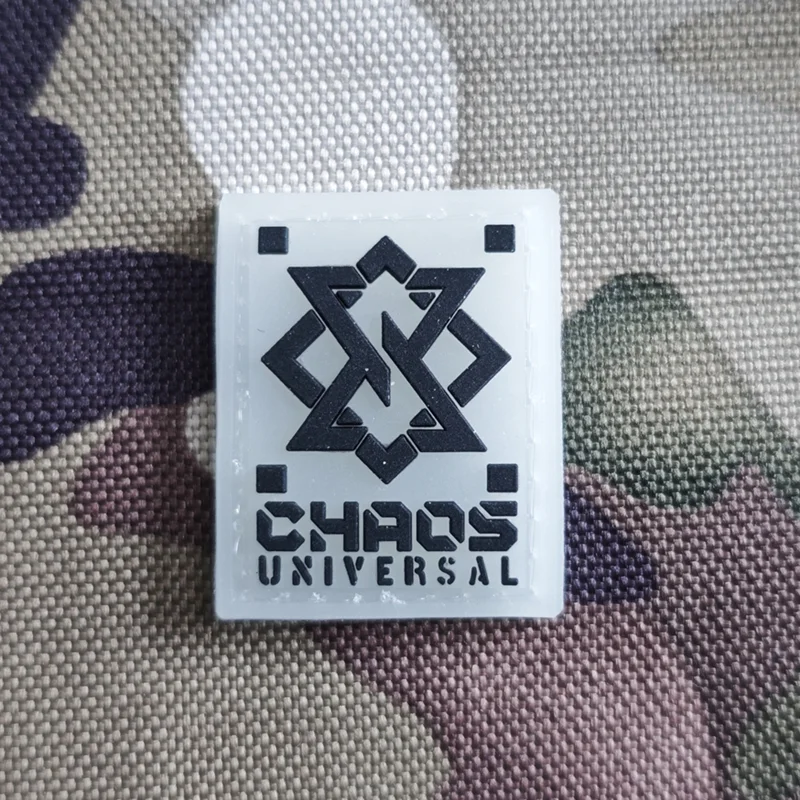 Parche PVC luminoso visto de cerca