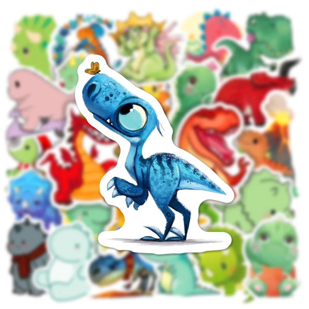 Pegatinas de dinosaurios para niños - Impermeables para cuadernos - imagen 4