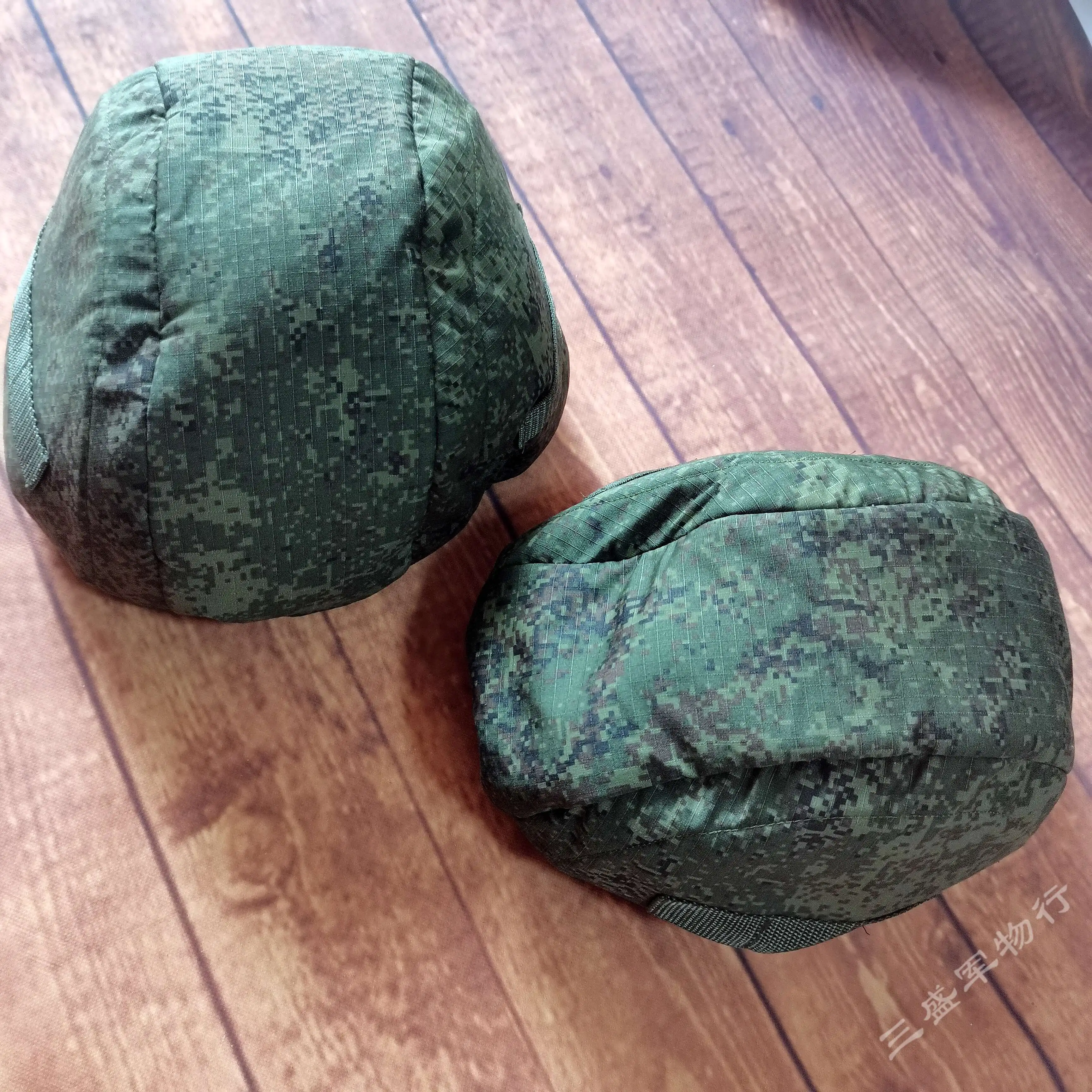 Kolpak cubierta de casco táctica EMR verde en tela camuflaje pequeño