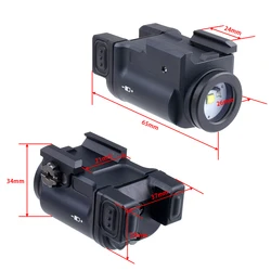 Zenitco Klesch-1S linterna táctica para pistola fija y estroboscópica