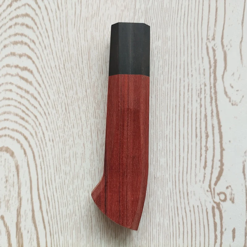 Cuchillo de cocina estilo japonés CNC con mango de madera maciza natural - imagen 5