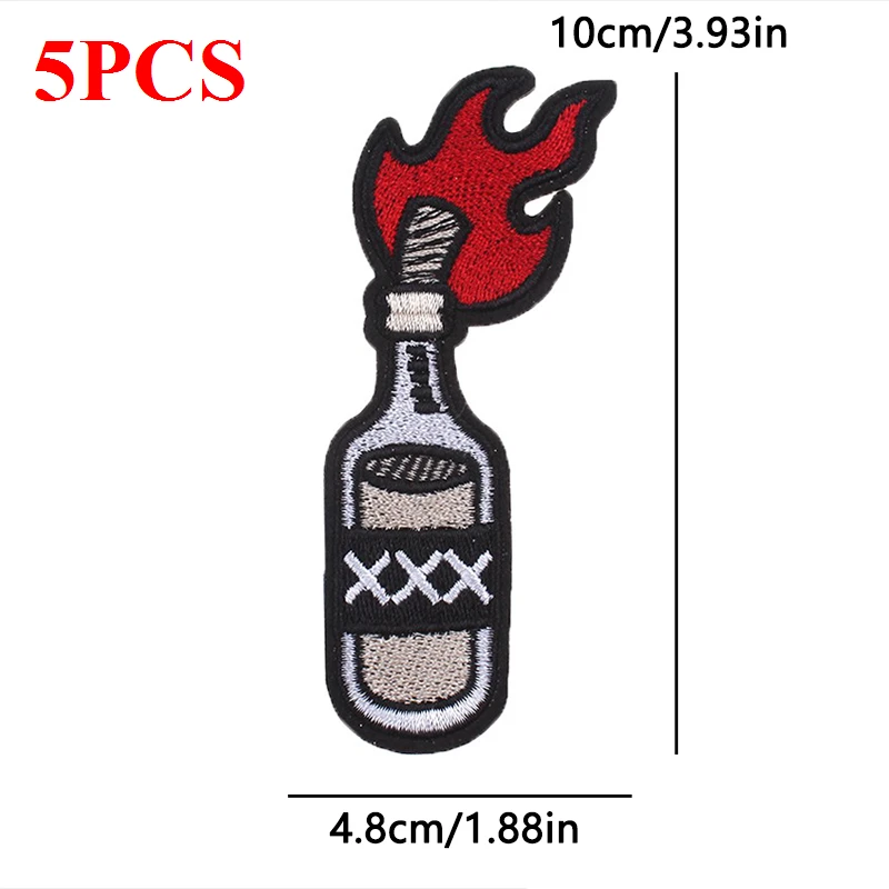 Parche termoadhesivo bordado gasolina y fusibles para ropa y gorras - imagen 2