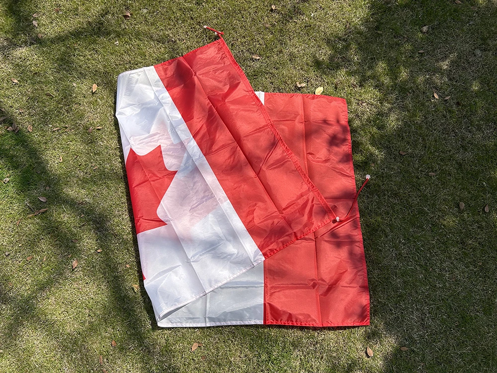 Bandera de Canadá poliéster calidad alta para uso exterior e interior - imagen 5
