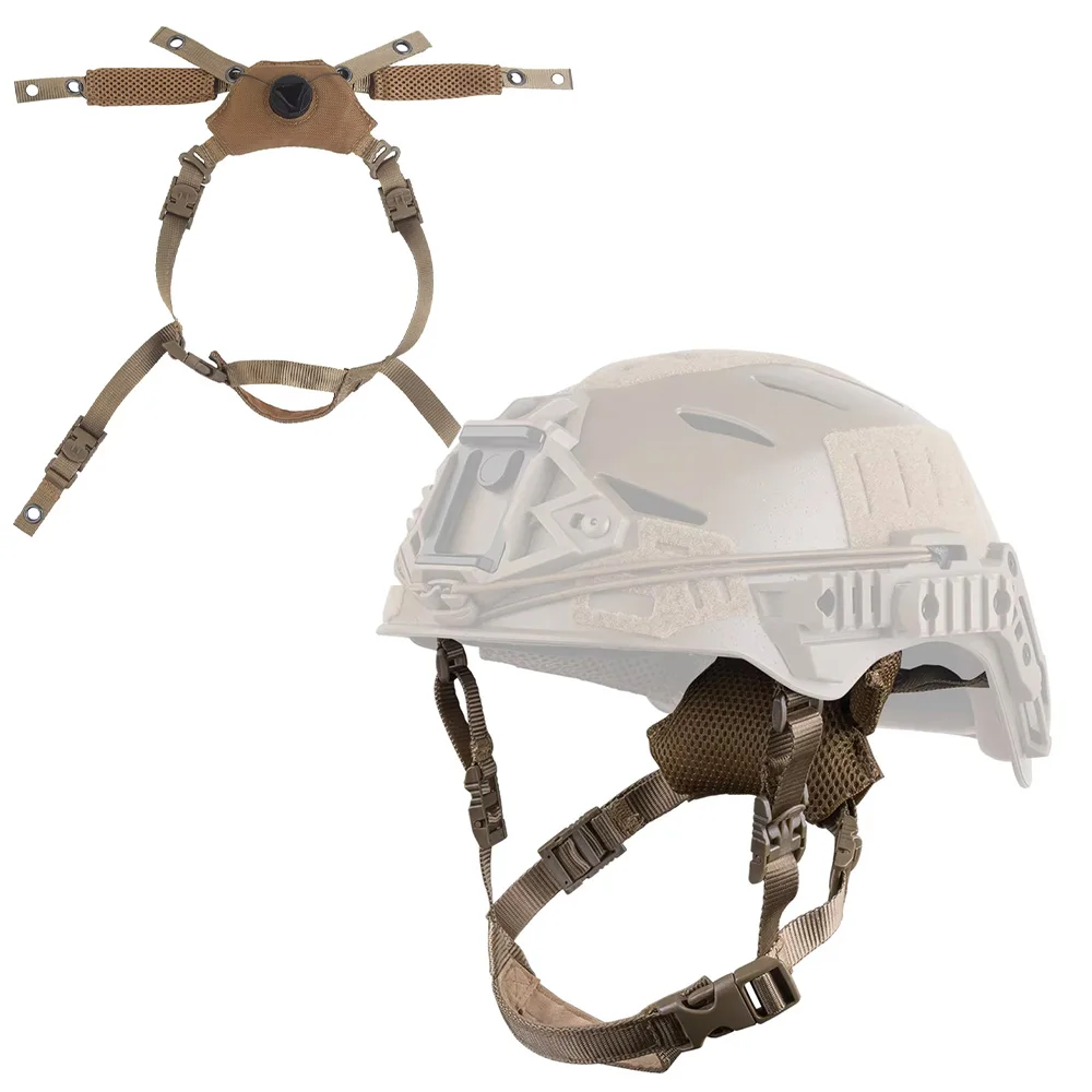 Kit de suspensión casco táctico Team Wendy MICH, barbilla almohadilla - imagen 5