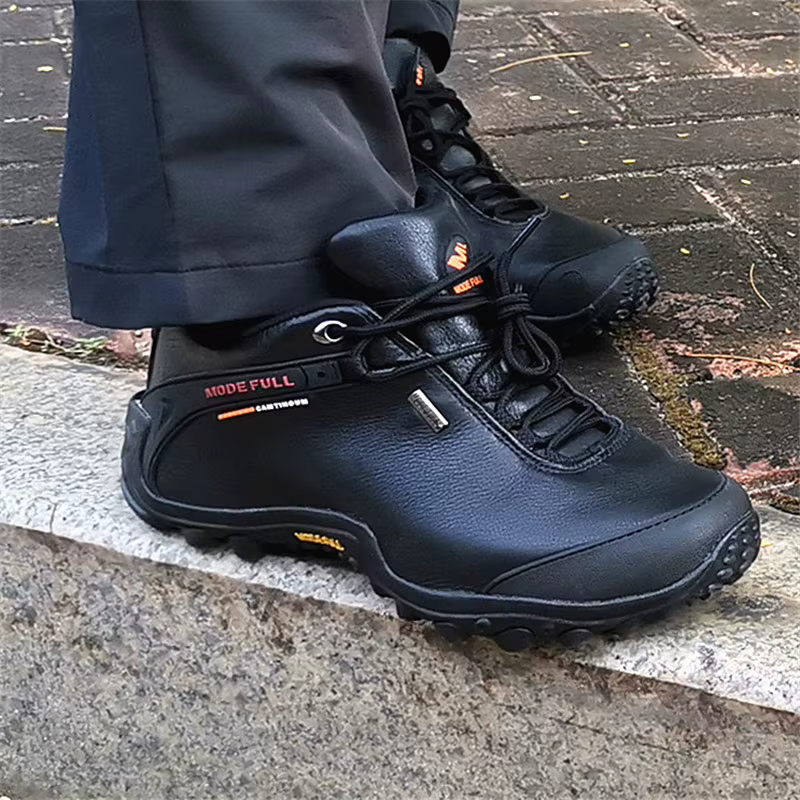 Botas de senderismo impermeables cuero vacuno unisex - imagen 5