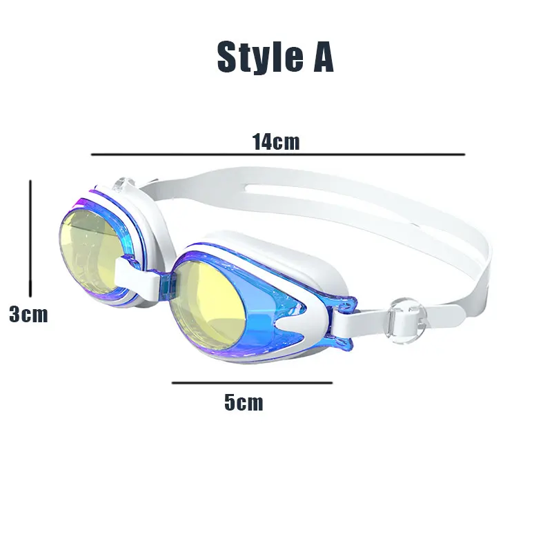 JSJM gafas de natación niños UV antiniebla silicona impermeable - imagen 2