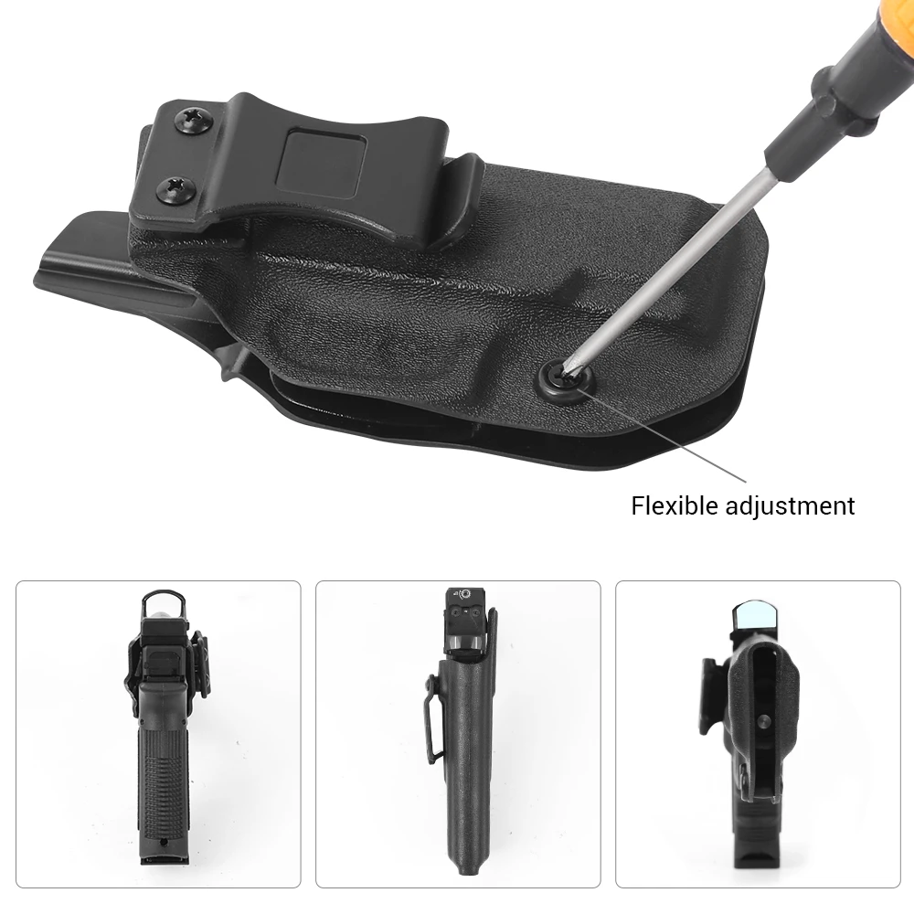 Funda táctica IWB para portación oculta pistola derecha - imagen 4