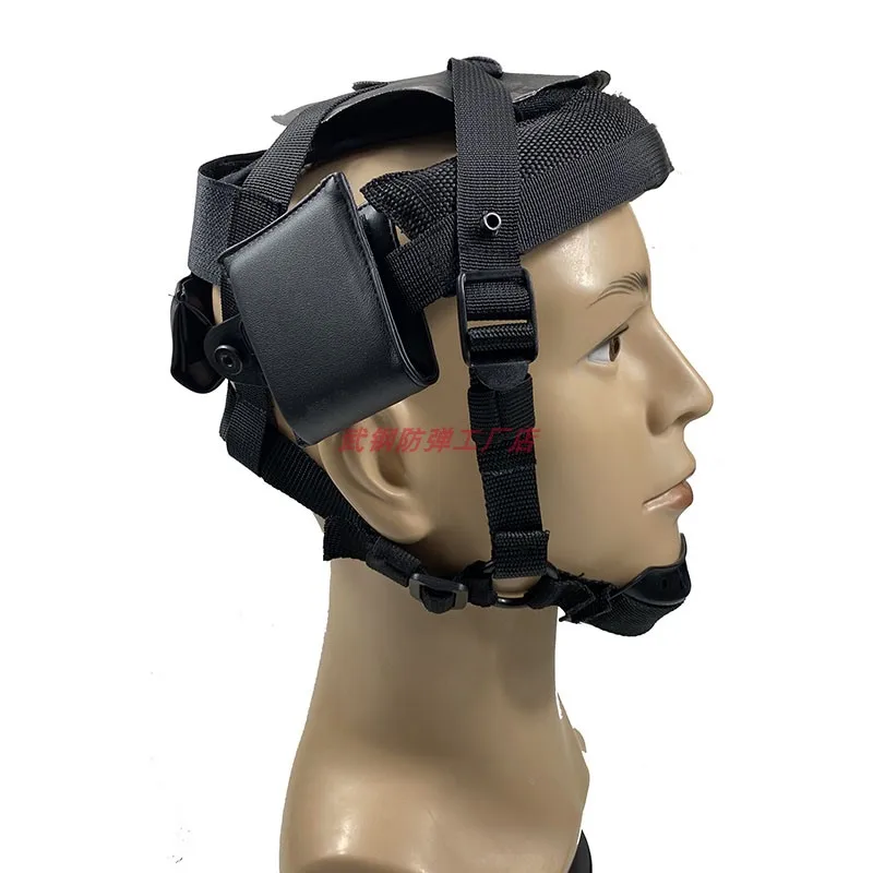 Vista frontal del kit de suspensión para casco M88
