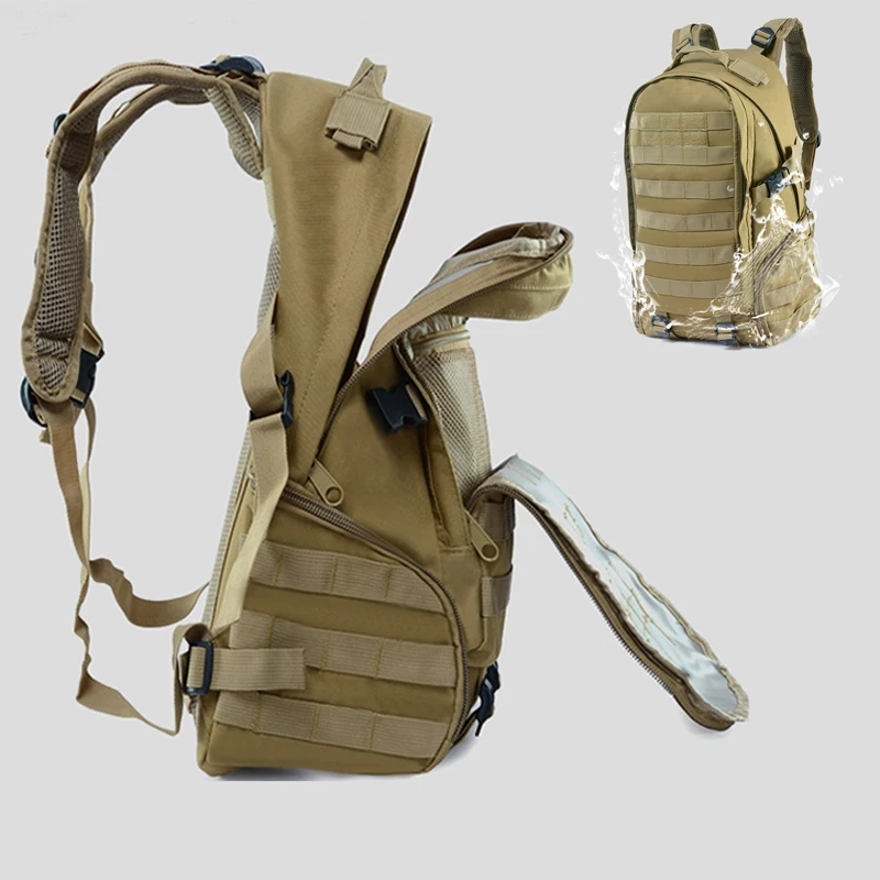 Mochila táctica MOLLE Oxford camuflaje para senderismo y viajes - imagen 3