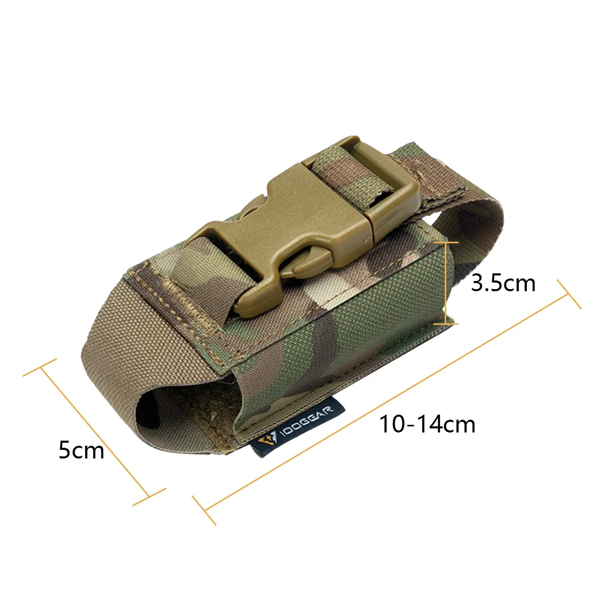 Bolsa táctica para linterna X300U con MOLLE ajustable - imagen 3