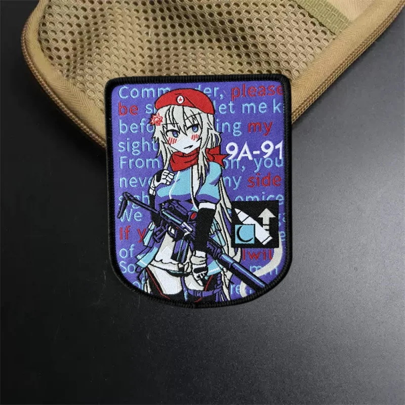 Parche táctico velcro para mochila – Diseño militar resistente - imagen 3