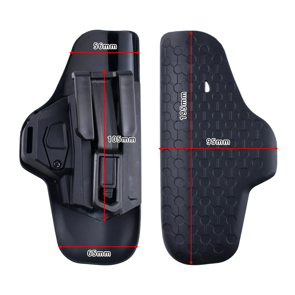 Funda táctica pistola IWB extracción rápida Glock mano derecha - imagen 4
