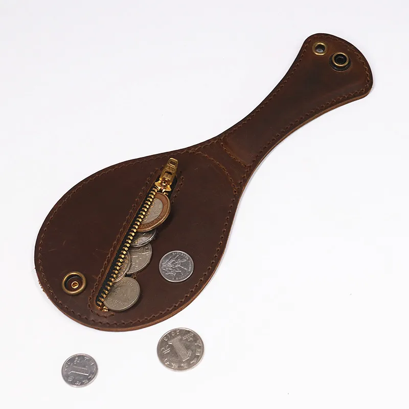 Porta-moneda táctico de cuero vacuno para cinturón exterior - imagen 2