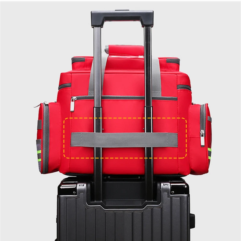 Botiquín primeros auxilios bolsa médica impermeable Oxford reflectante - imagen 2