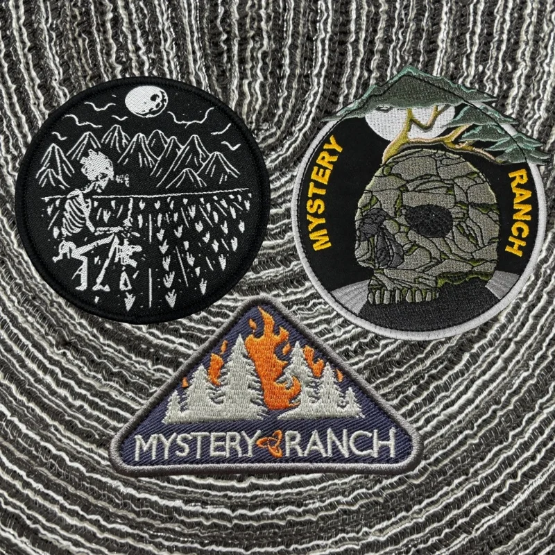 Parche táctico bordado calavera velcro para uniforme militar