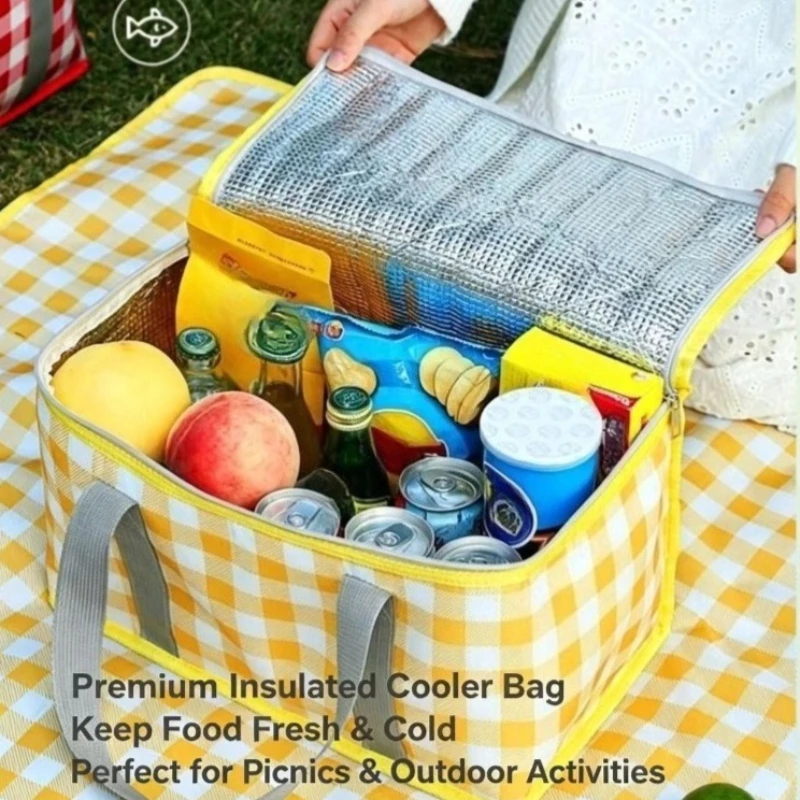 Bolsa térmica portátil gran capacidad para camping y exteriores - imagen 3