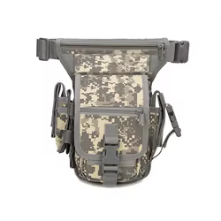 Bolsa táctica molle pierna muslo hombre caza