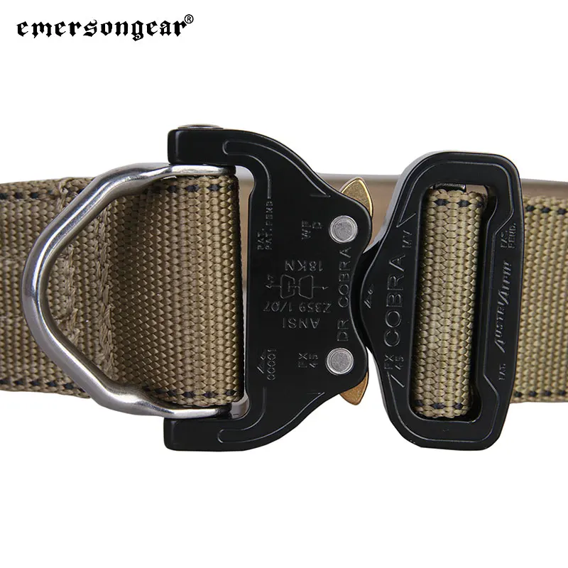 EmersonGear cinturón táctico BuckleCobra con anilla D y nailon - imagen 3