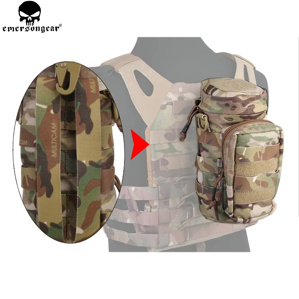 EMERSONGEAR Mochila táctica MOLLE negra multicam combate y caza