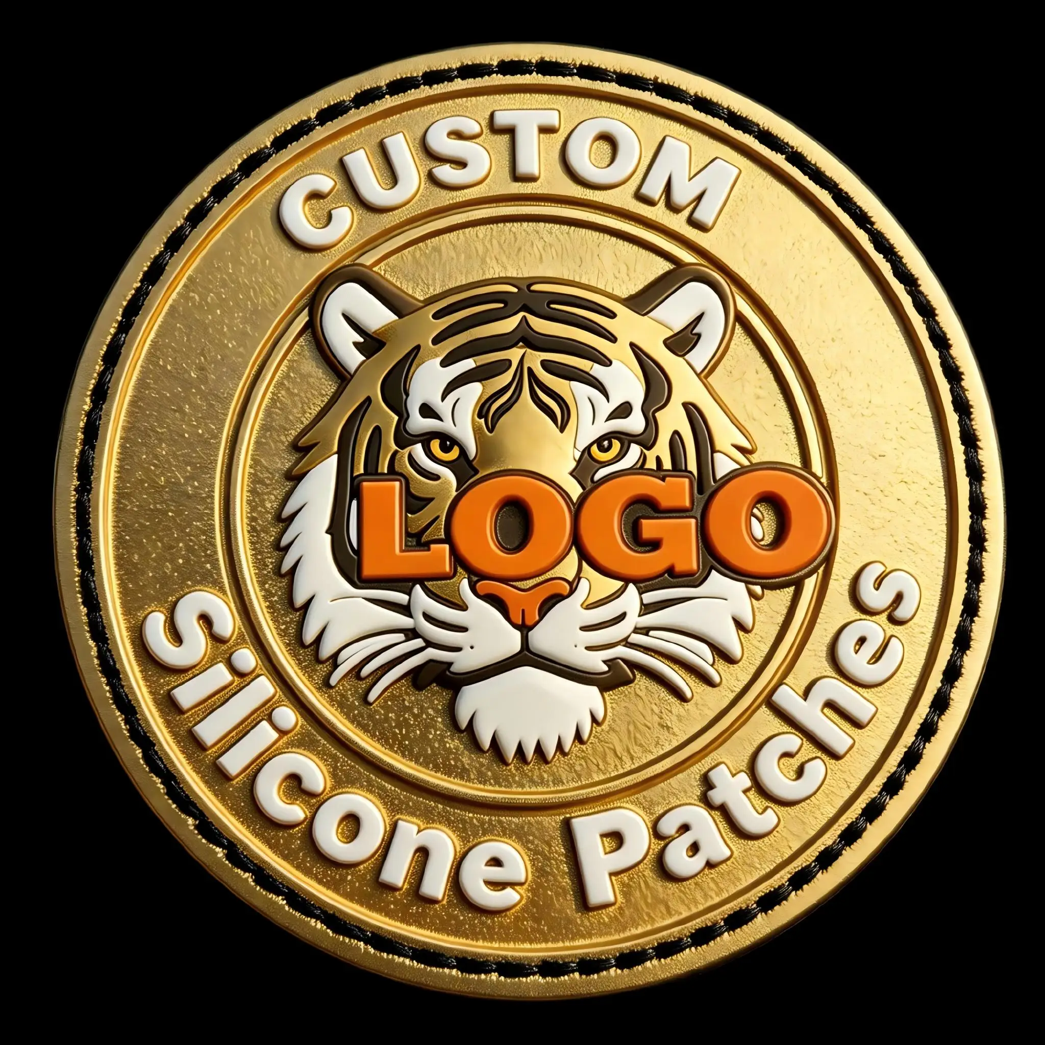 Parche PVC en goma con acabado 3D para mochilas y bolsas - imagen 3