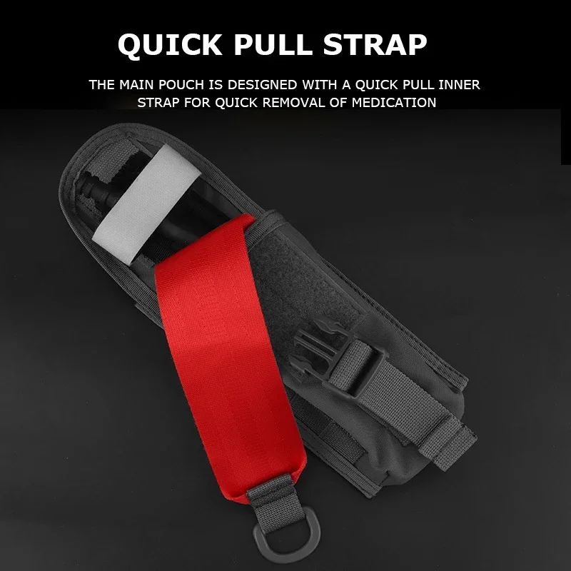 Bolsa táctica MOLLE para cinturón botiquín compacto torniquetes CAT - imagen 5