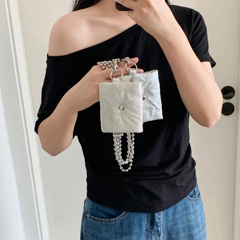 Bolso organizador estrella coreana cadena para auriculares cables - imagen 3