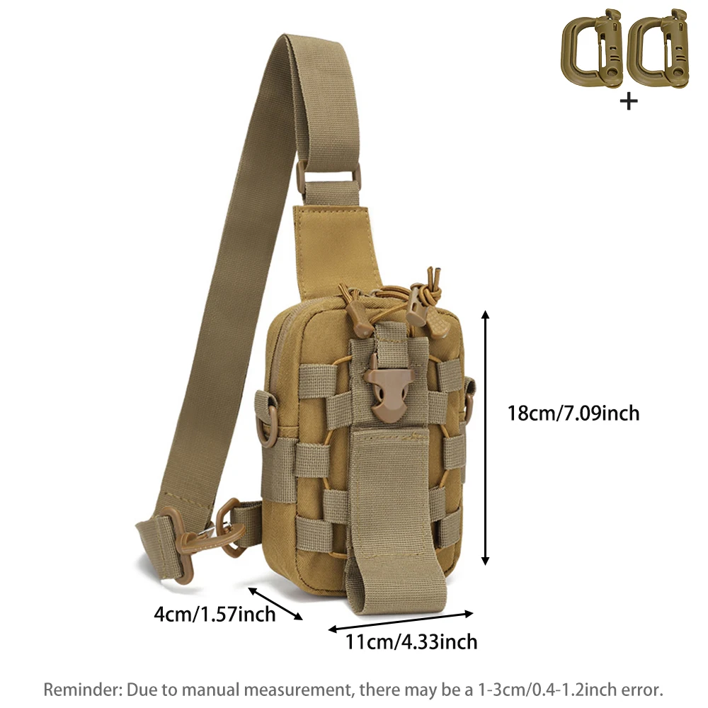 Bolso bandolera ligero para senderismo con correa expandible - imagen 2