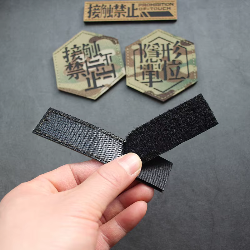 Patch reflectante táctico camuflaje nailon – Tipo Velcro - imagen 5