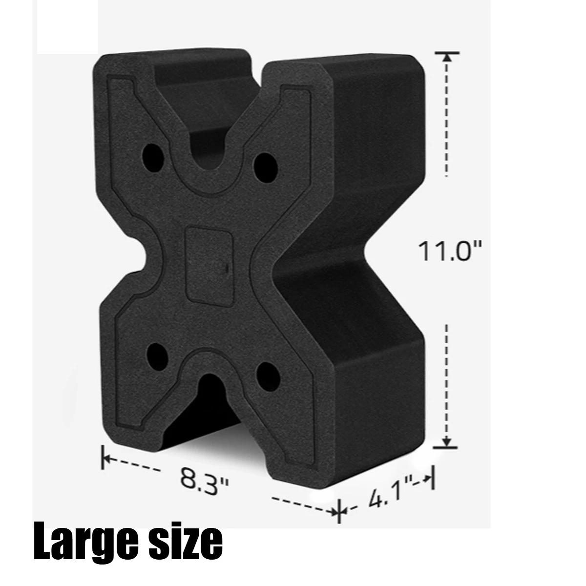 Soporte de tiro táctico CL X-Block para rifle, espuma EVA anti-impulso - imagen 2