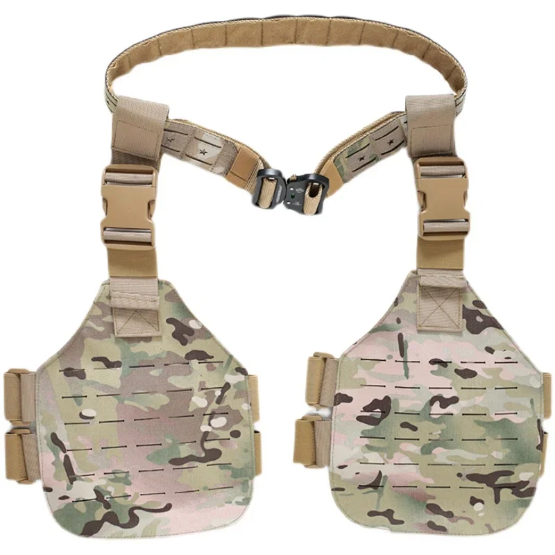Chaleco táctico con protector de piernas sistema MOLLE - imagen 5