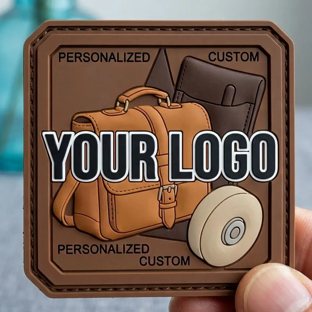 Parche de goma con logo 3D en relieve, velcro para gorras - imagen 5