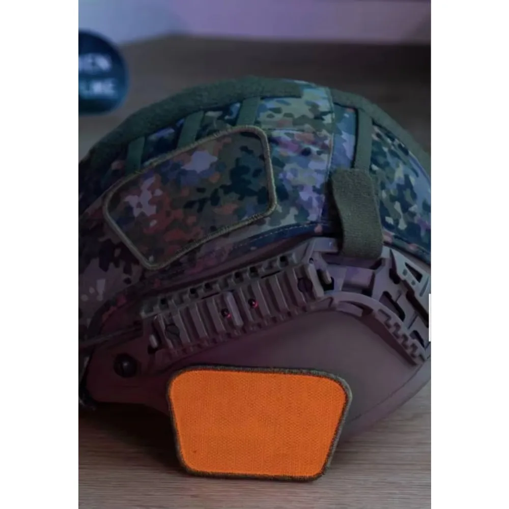 Parche bordado camuflaje con cierre velcro gancho y bucle táctico