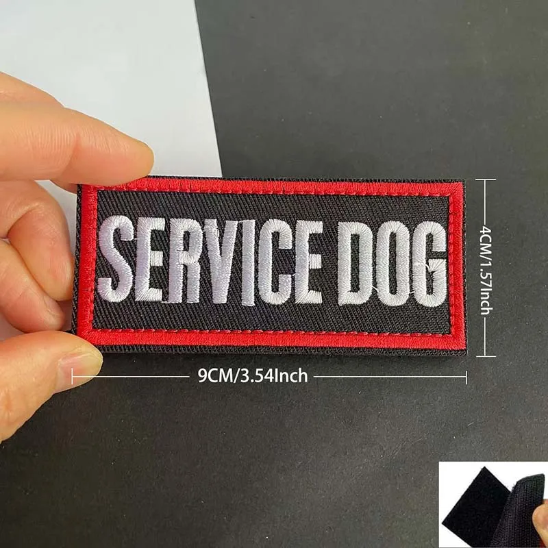 Parche MOLLE para perro de servicio – Bordado táctico profesional