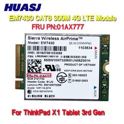 Bandeja SIM 4G LTE ThinkPad X270 X1 Carbon Yoga Tablet Gen 2
