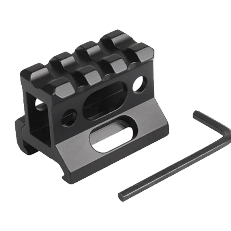 Soporte elevador base Picatinny corto de aleación aluminio 20 mm - imagen 3
