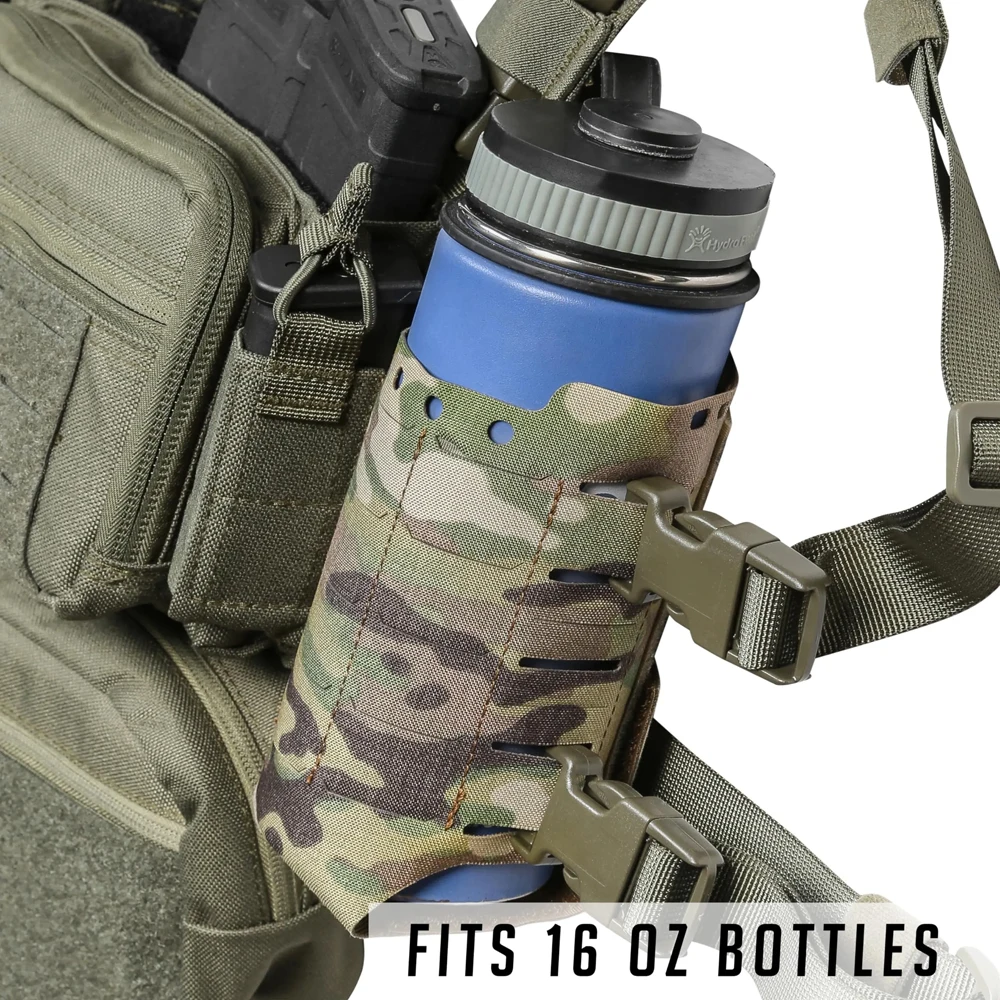 Bolsa táctica CS multiusos - Radio, botella y herramientas con sistema MOLLE - imagen 2